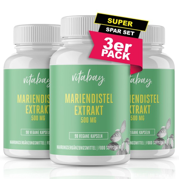 Vitabay Milk Thistle Extract Capsules High Dose 500 mg -