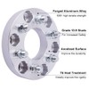 DCVAMOUS 4PC 6x4.5 to 6x5.5 Wheel Adapters 1.5 Inch with
