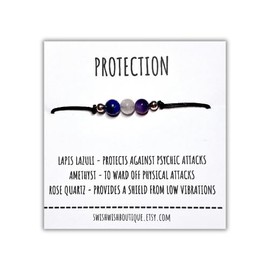 Protection Crystal Bracelet, Crystal Gift for Protection, Protective Bracelet, Healing Crystals Bracelet, Crystal Bracelets for Women, Crystal Gifts for Women