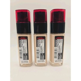 L'Oreal Lots of 3 LOREAL Infallible 24hr Fresh Wear Liquid Foundation 390 Snow 07/2025