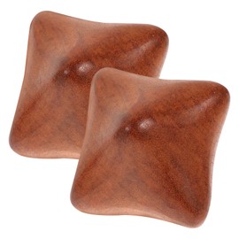 Baluue 2pcs Wooden Massage Balls Natural Solid Wood Hand Exercise Therapy Balls for Home Shop for Finger Strengthening and Injury Recovery
