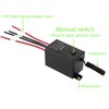 dstfuy Light Switch Set Radio, 3-Way Mini Remote Switch, DC