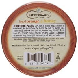 Organic Hard Candy Blood Orange and Honey 2 Ounces (Case of 8)