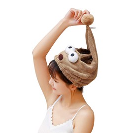 JINTN Children's Hair Drying Towel Head Scarf Microfibre Swimming Cap Absorbent Microfibre Drying Hood Turban Quick Dry Head Towel Head Scarf Hair Turban for Shower and Swimming