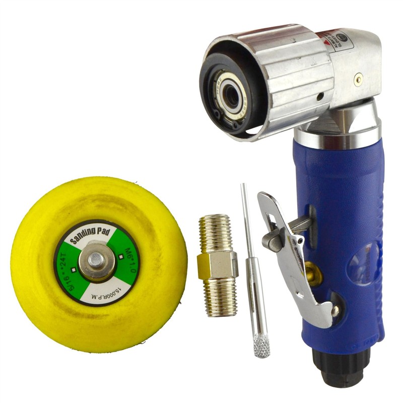 2" Air Angle Sander Grinder Polisher and 100 Pack 120