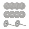 sourcing map 10pcs 22mm Diamond Coated Rotary Cut Off Grinding