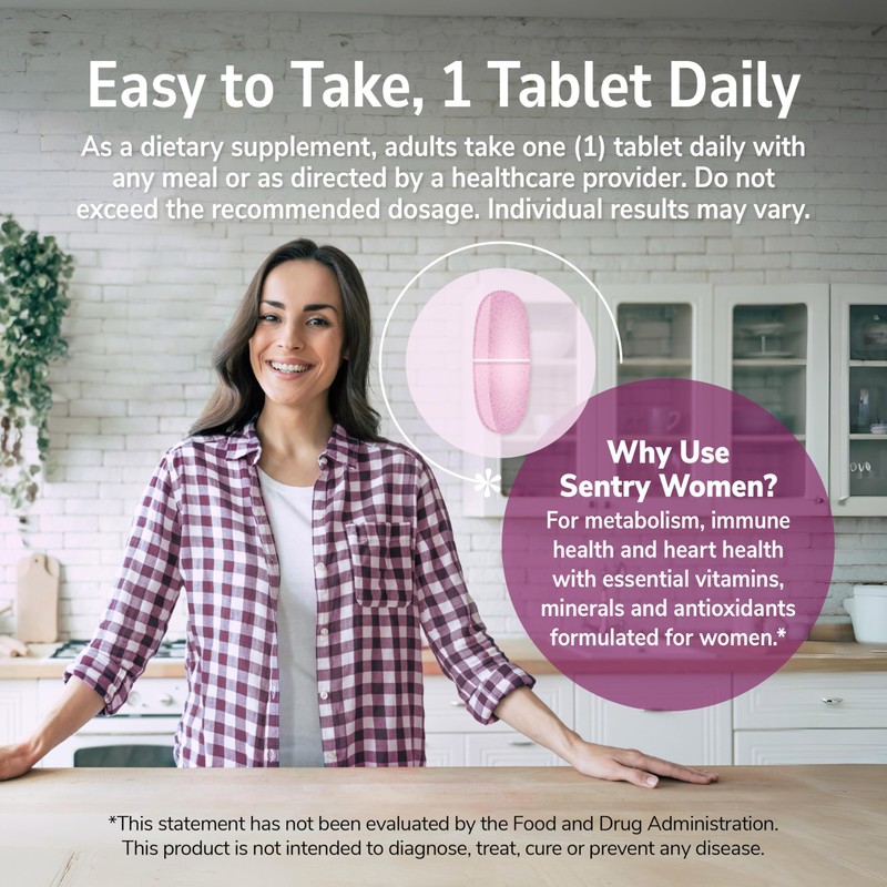 21st Century Sentry Women Multivitamin Tablets, 120 Count