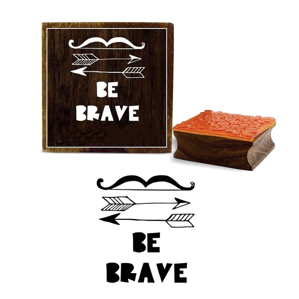 Printtoo Diary Card Bow Arrow & Be Brave Word Design