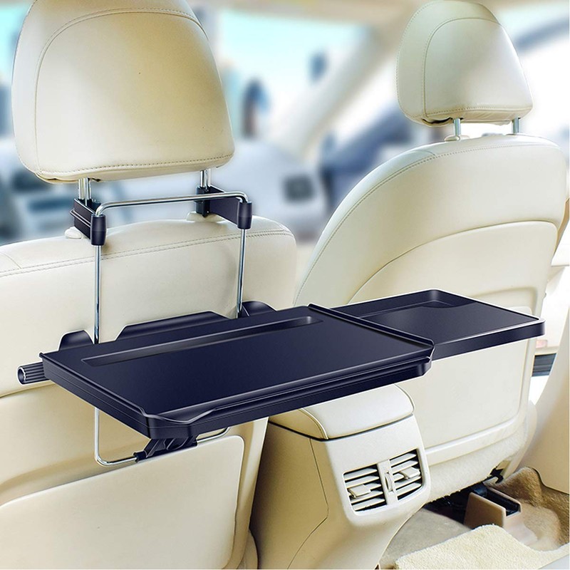 Xergur 2 in 1 Car Steering Wheel Tray/Back Seat Headrest