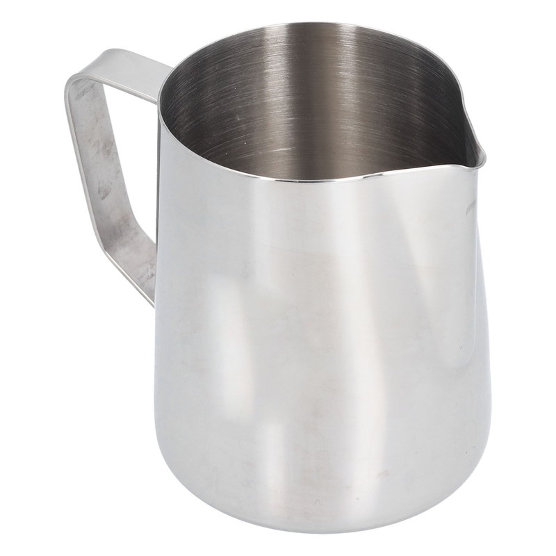304 Stainless Steel Frothing Cup with Inner Scale Pointed Mouth