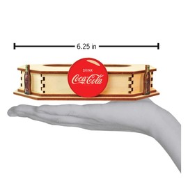 Ginger Cottages Coca-Cola Tealight Display Wooden Christmas Ornament for Christmas Tree