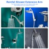ANTHYTA Rainfall Shower Extension Replacement,Shower Head Extender,Plastic Shower Head Extension,Easy