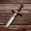 HugOutdoor 2 Pcs Medieval Viking Foam Dagger, 14.5 Inch LARP