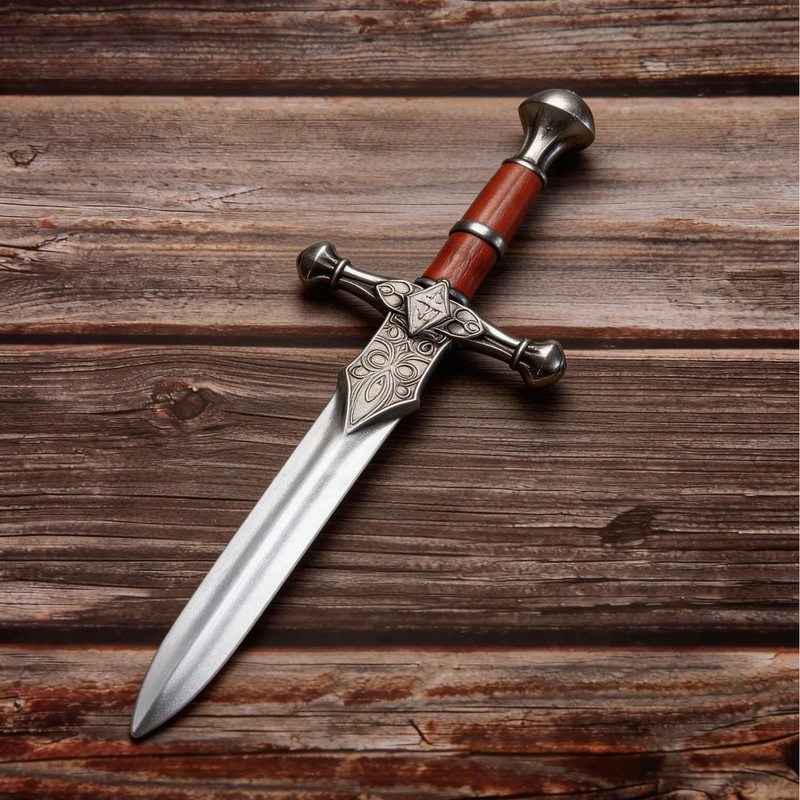 HugOutdoor 2 Pcs Medieval Viking Foam Dagger, 14.5 Inch LARP