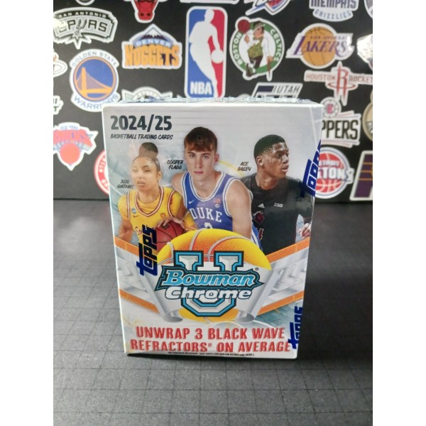2024/25 Bowman Chrome U Basketball BLASTER Box SEALED LOOK 4.
