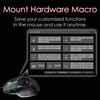 Elecom M-G02URBK Gaming Mouse, 13 Buttons, Programmable, RGB Compatible, Hardware