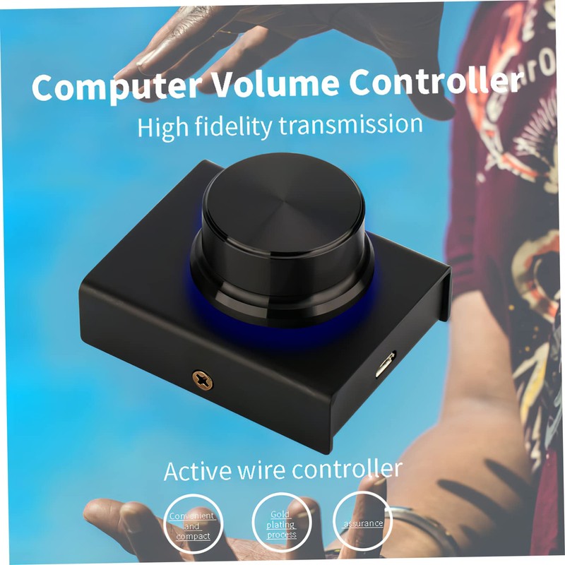 DOITOOL Volume Knob Adjuster for Inline Multimedia Control with Metal