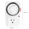 Mechanical Timer Socket 24‑Hour Cycle Timing Controller Socket Home Supplies