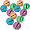 Fun Express Dragon Eye Bouncy Balls - 12 Pc Multicolor