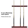 Wall Mounted Snooker Billiards Cues Rack Pool Cues Stick Pole
