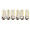 6Pcs GY6.35 LED Bulb 7W AC DC12V 700lm 72 LEDs
