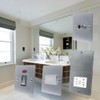 Light Switch Double 2 Gang - Satin Matt Chrome Flat