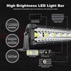 32" LED Light Bar Curved TERRAIN VISION Triple Row 672W