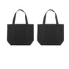 Augbunny Heavy Duty 100% Cotton Canvas Zipper Beach Shoulder Grocery