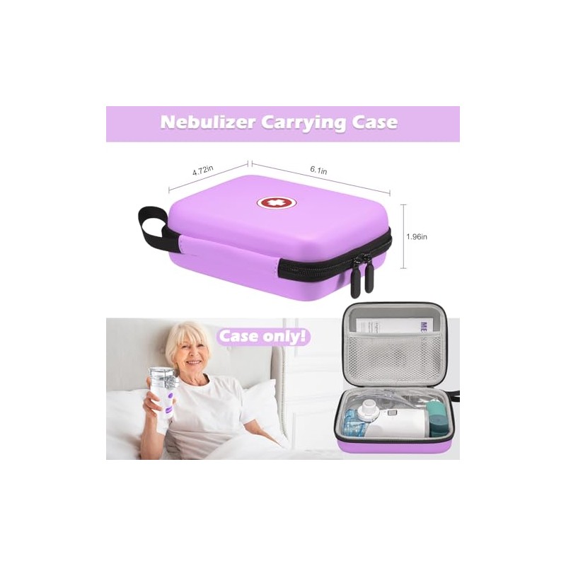 Klawdsky Portable Nebulizer Carrying Case - Travel Medical Bag