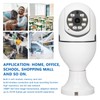 ASHATA E27 Light Bulb Security Camera, 2MP HD Smart Light