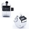 Hand Tally Counters 3 pcs, 4 Digit Metal Pitch Counters