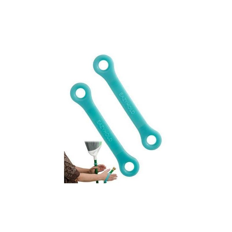 EaZyHold Aqua Two Pack 6.5" - Universal Cuff Hand Gripper,