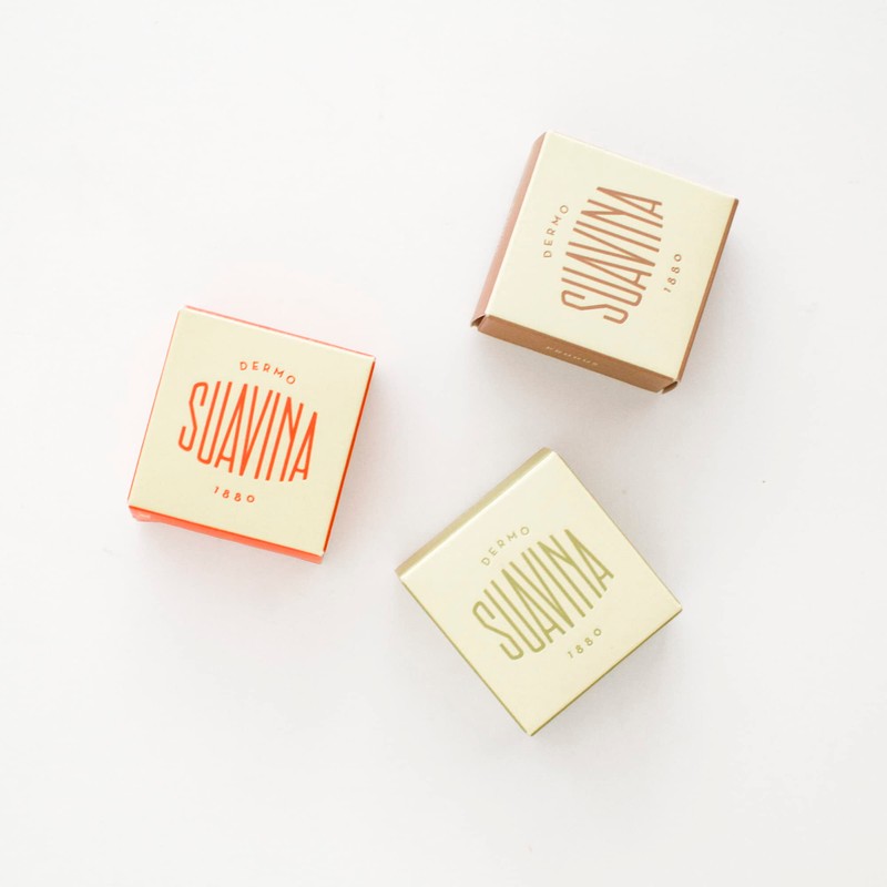 Suavina Lip Balm Jar, Set of 3 (Original, Olea, Prunus)