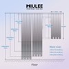 MIULEE 2 Panels Sheer Window Curtains Elegant Window Voile Panels