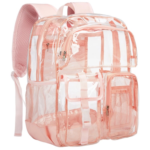 Vorspack - Mochila transparente para la escuela, resistente para niñas