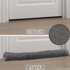 Hongbaite 91cm Heavy Under Door Draught Excluder Cushion Draft Wind