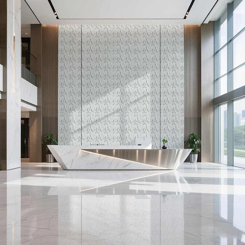 Midcard 5 Sheet Glass Mosaic Tiles for Kitchen and Bathroom