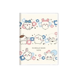 Sunstar Stationery Chiikawa 2025 Monthly Notebook, A6, Everyone, S2958414