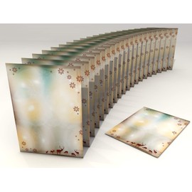 Rentiere 50 Sheets Christmas Writing Paper 100 g/m² premium paper for Stylish Christmas Letters