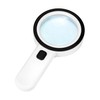 QWORK® Lupe mit 12 Led Licht, 30X Handlupe Leselupe, leselupe