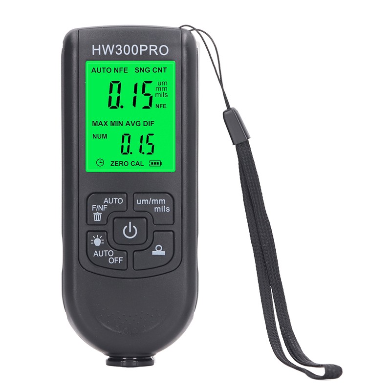 Coating Thickness Gauge High Accuracy Paint Depth Gauge Meter Antislip