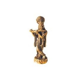 Bronzefigur Krishna mini stehend