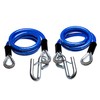 DocksLocks Trailer Safety Towing Cables, Self Coiling Weatherproof Vinyl Coated