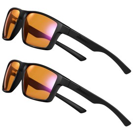 Okany Gaming Glasses with Blue Light Filter - 99% Blue Light Blocker & Anti-Glare Protection - For Men & Women - Reduces Eye Fatigue & Improves Sleep