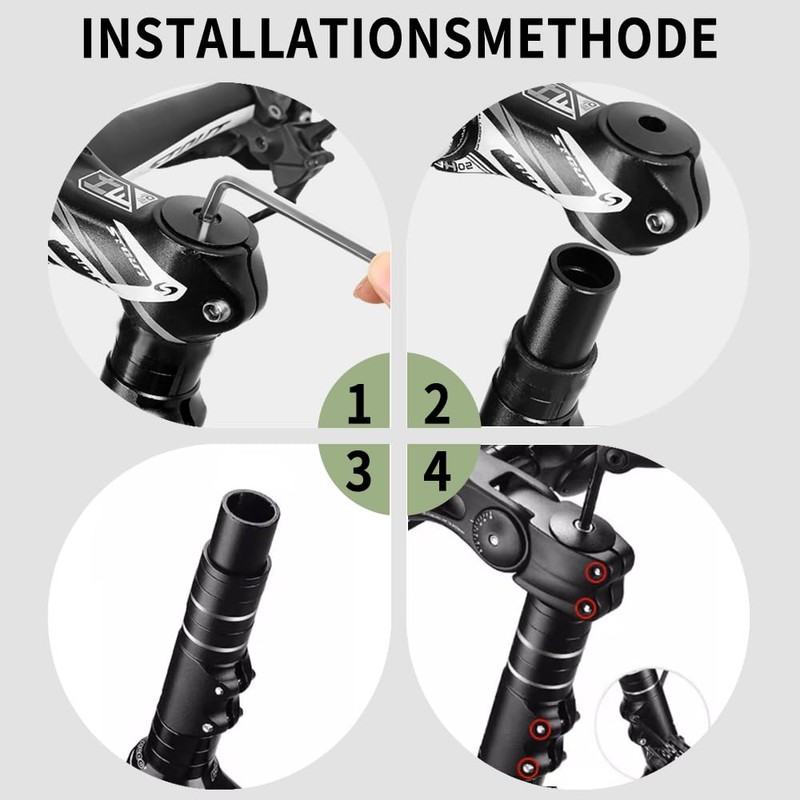 Handlebar Riser Bicycle, Bicycle Handlebar Riser, Bicycle Handlebar Stem, Bicycle