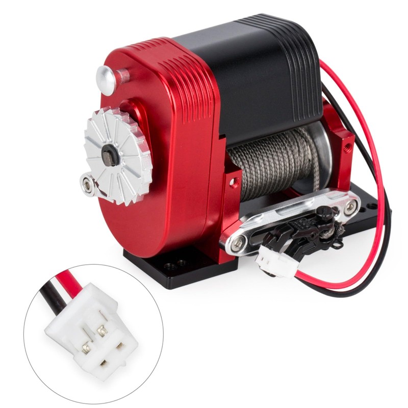 1/10 Scale Simulated 8274 Vertical Winch Aluminum 6-12.4V 50lbs Load