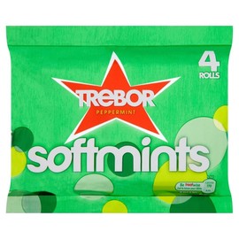 Trebor Softmints Peppermint (4 per Pack - 179g) - Pack of 6