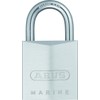 ABUS 28636 Stainless Steel Shackle Brass Padlock with 7341 Reversible