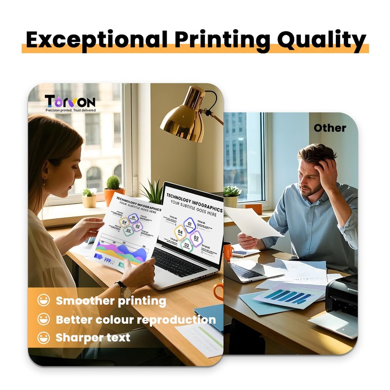 Torvon Torvon Remanufactured Ink Cartridge Replacement for Epson 302 Ink