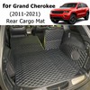 7DEEKEI for 2011-2021 Jeep Grand Cherokee Trunk Mat and Rear